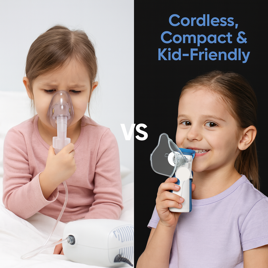 Breathe Easy™ – Instant Relief, Anywhere | Silent & Portable Nebulizer