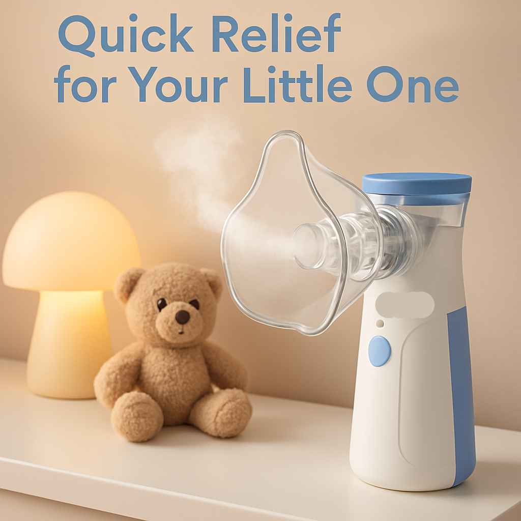 Breathe Easy™ – Instant Relief, Anywhere | Silent & Portable Nebulizer