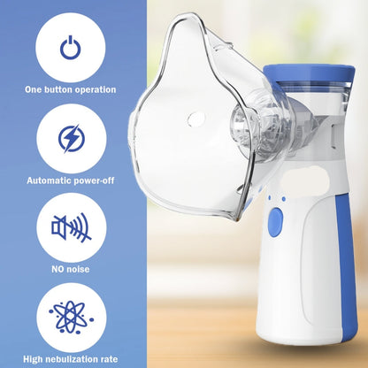 Breathe Easy™ – Instant Relief, Anywhere | Silent & Portable Nebulizer