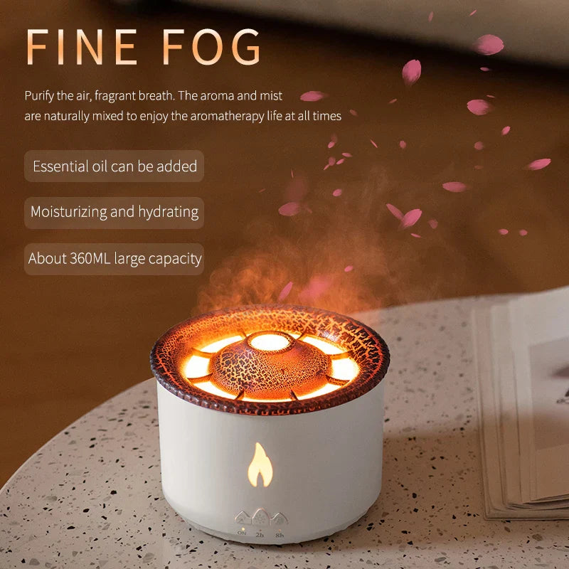 VolcanoMist™ The Volcano Flame Diffuser
