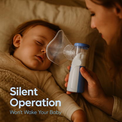 Breathe Easy™ – Instant Relief, Anywhere | Silent & Portable Nebulizer