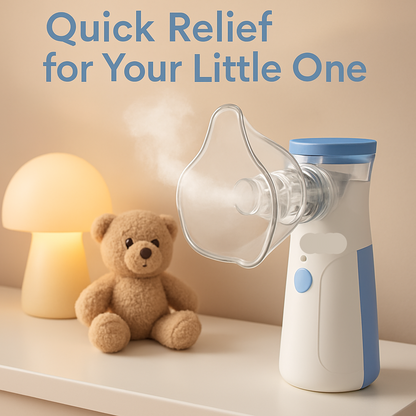 Breathe Easy™ – Instant Relief, Anywhere | Silent & Portable Nebulizer