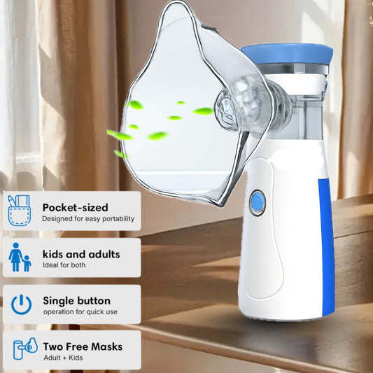 Breathe Easy™ – Instant Relief, Anywhere | Silent & Portable Nebulizer